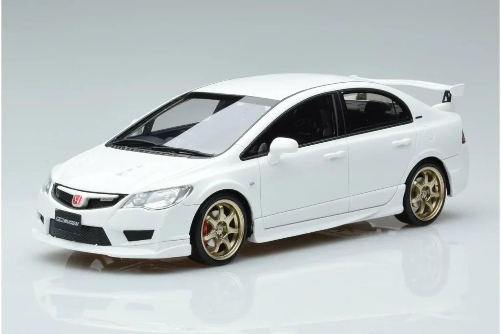 โมเดลรถ 1:18 Honda Civic FD2 Type R Mugen สีขาว Otto