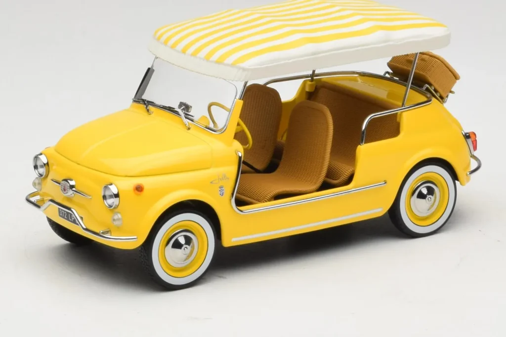 Model 1:18 Fiat 500 Jolly yellow Norev