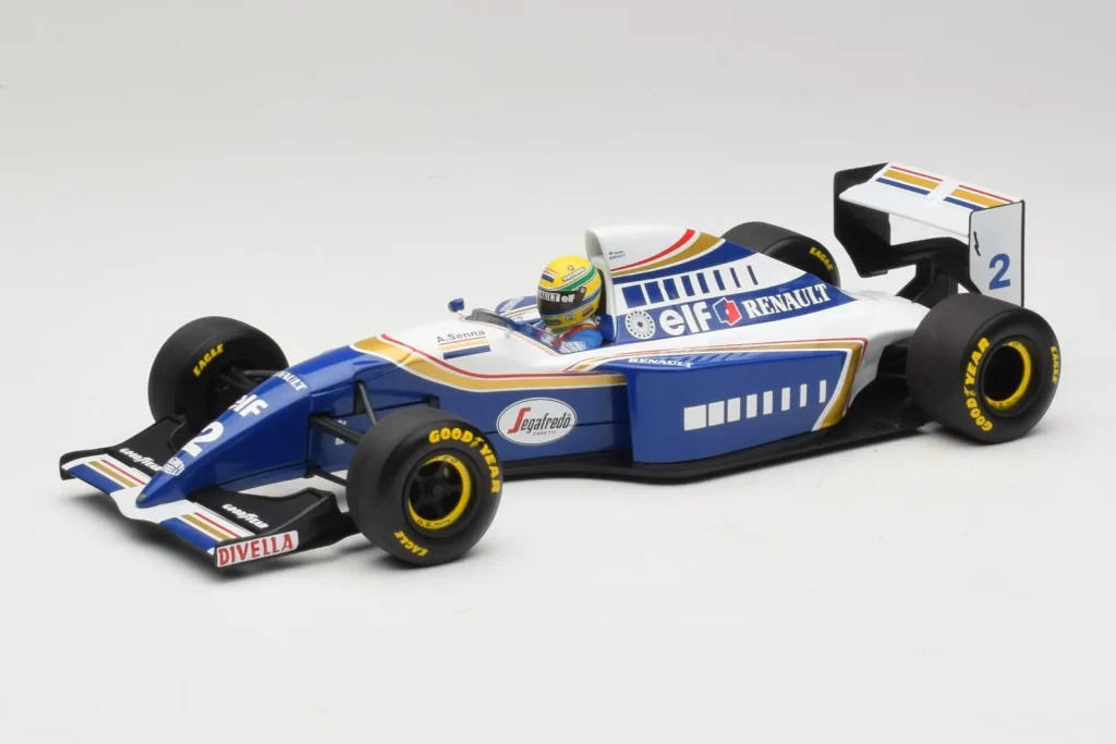 โมเดลรถ 1:18 Williams FW16 Renault #2 A. Senna Rothmans Williams ปี 1994 Minichamps (มือสอง)