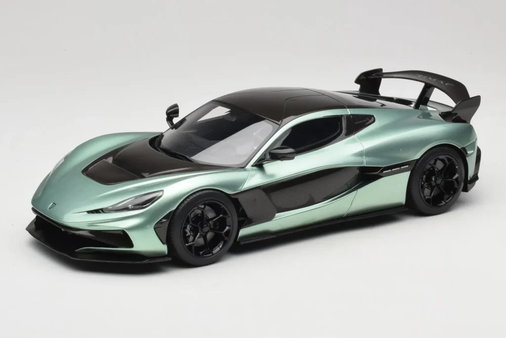 โมเดลรถ 1:18 Rimac Nevera R R-Green GT Spirit