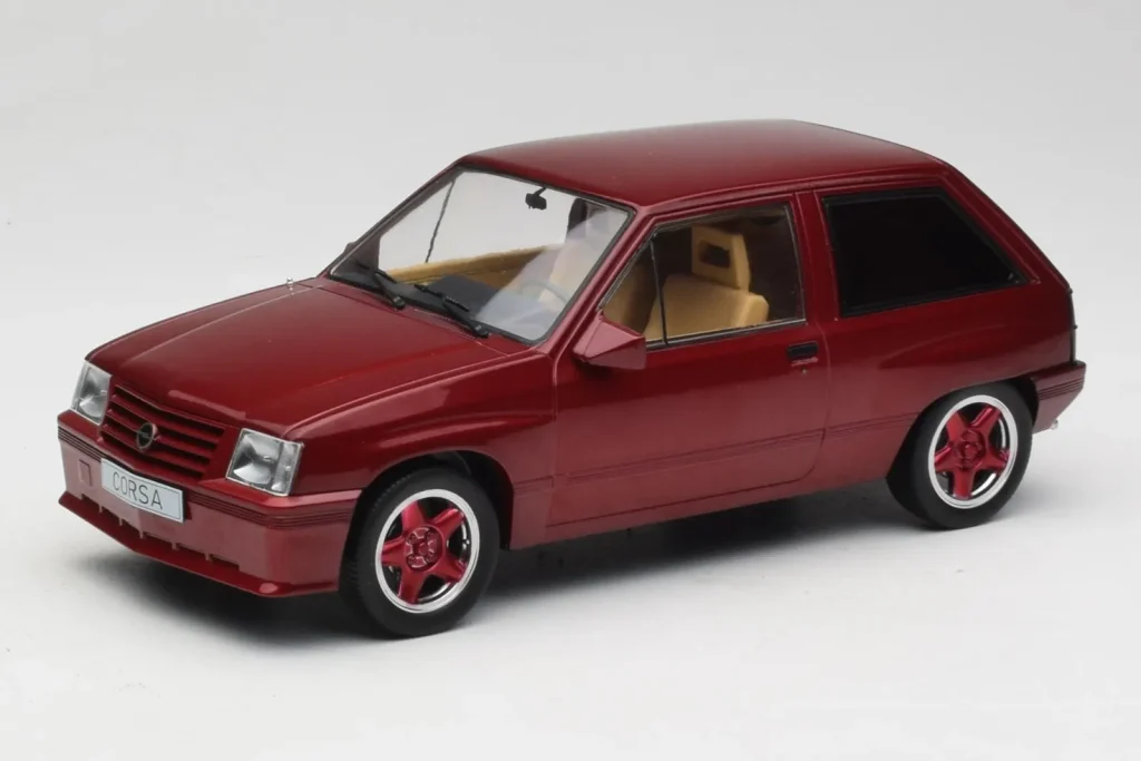 โมเดลรถ 1:18 Opel Corsa A Custom สีแดง MCG