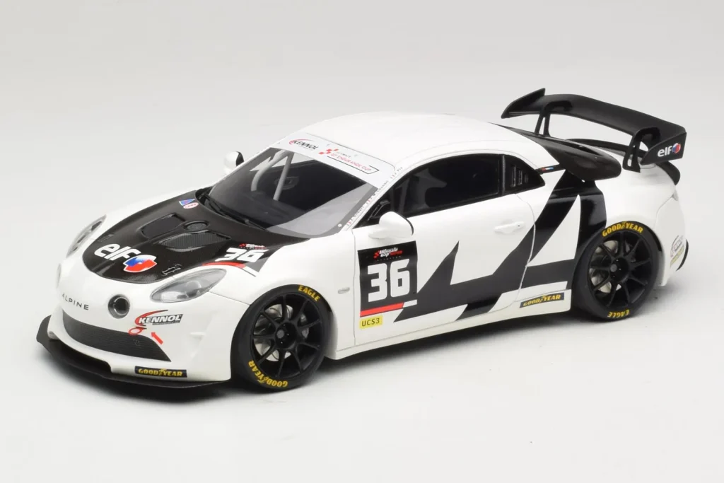 โมเดลรถ 1:18 Alpine A110 GT4+ #36 J. Pla / J. Gilbert / J-M. Leandri Ultimate GT Endurance Cup ปี 2024 Otto