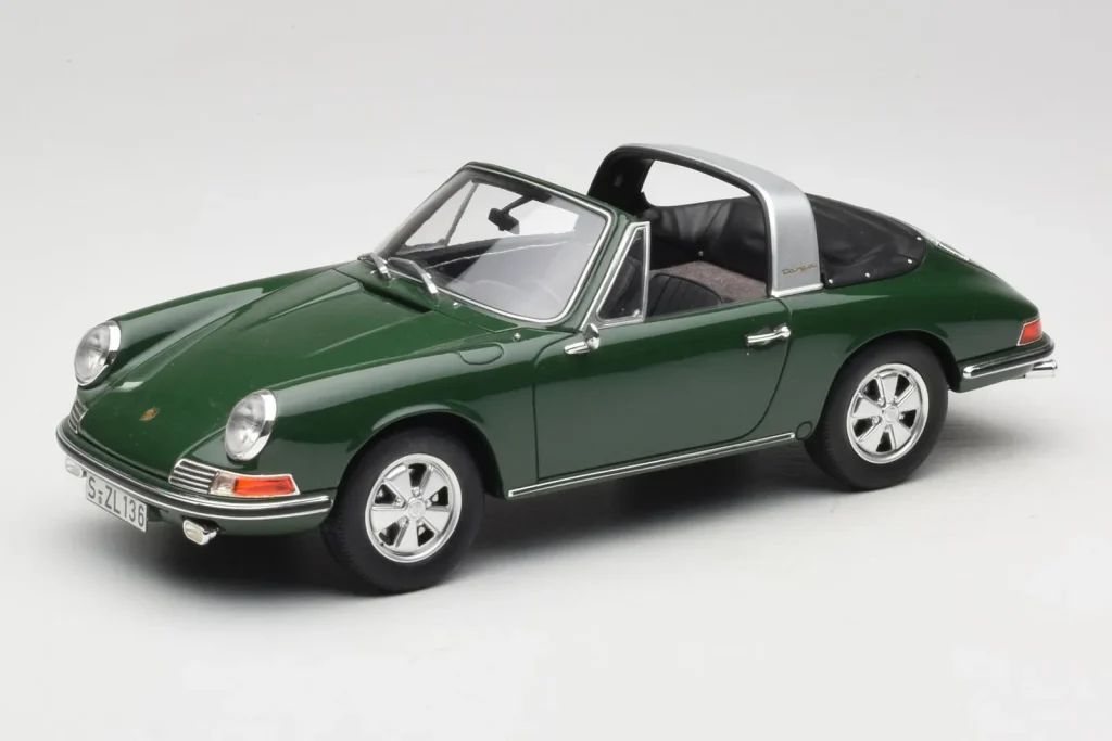 车型 1:18 Porsche 911 F-Series Targa 绿色 GT Spirit