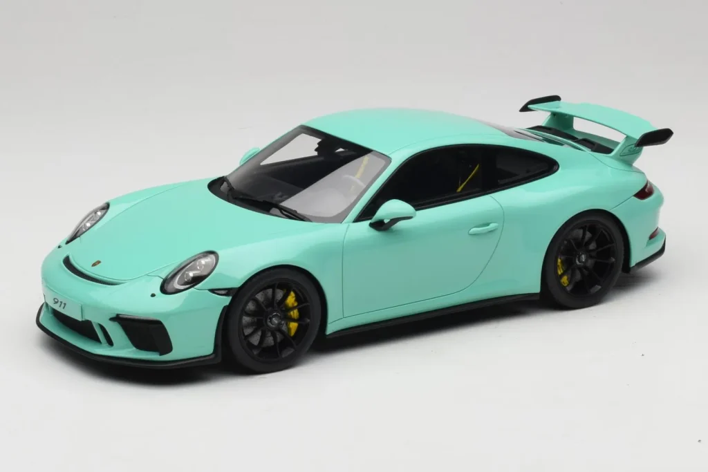 车型 1:18 Porsche 911 991.2 GT3 Mint 绿色 GT Spirit