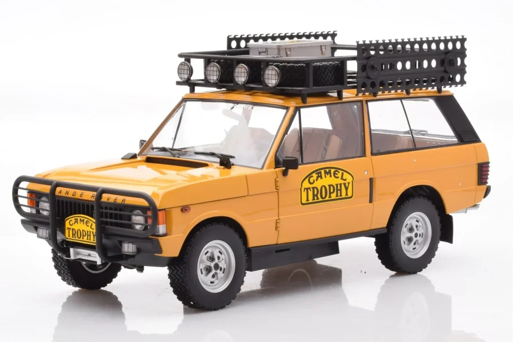 โมเดลรถ 1:18 Land Rover Range Rover Camel Trophy Papua New Guinea ปี 1982 Almost Real (มือสอง)