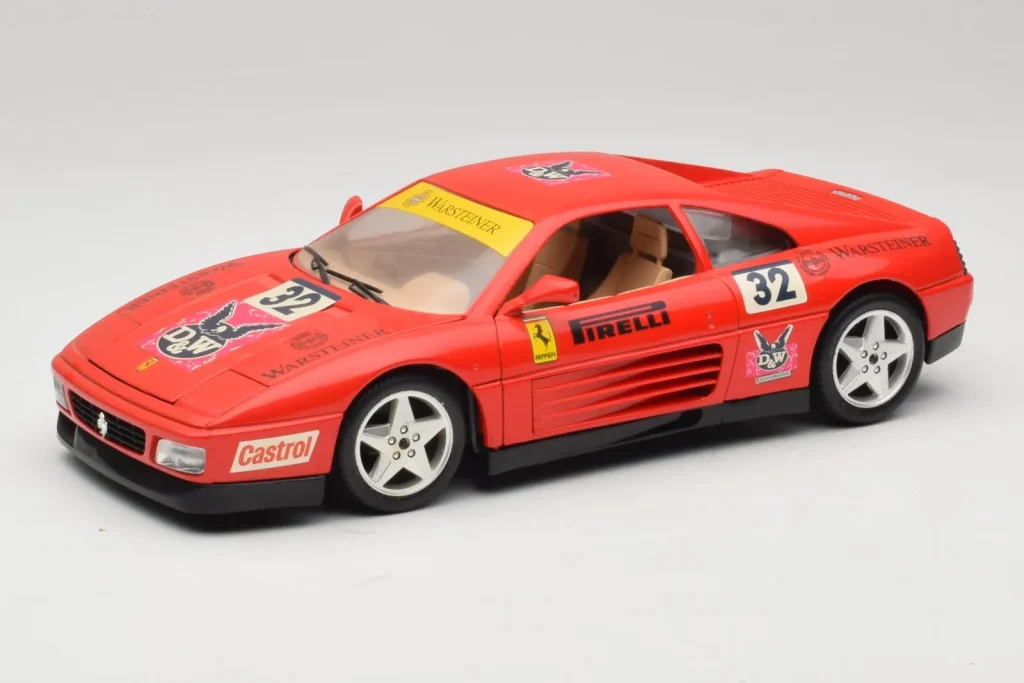 Model 1:18 Ferrari 348 TB #32 Pirelli year 1989 red Bburago