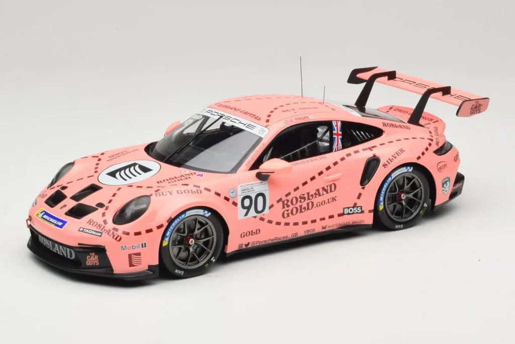 车型 1:18 Porsche 911 GT3 Cup 992 #90 J. Malin Brands Hatch 年 2023 IXO