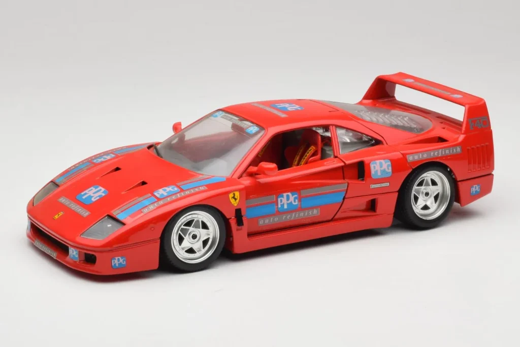 Model 1:18 Ferrari F40 PPG Auto Refinish red Bburago