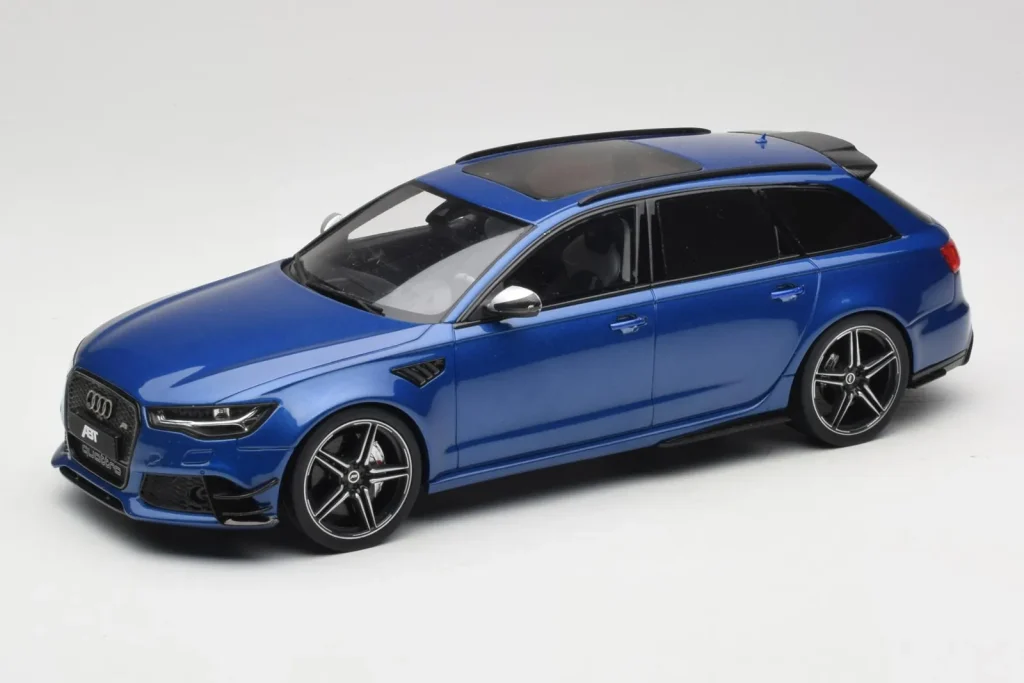 Model 1:18 Audi RS6 C7 ABT Performance Avant Blue Exclusive Edition GT Spirit