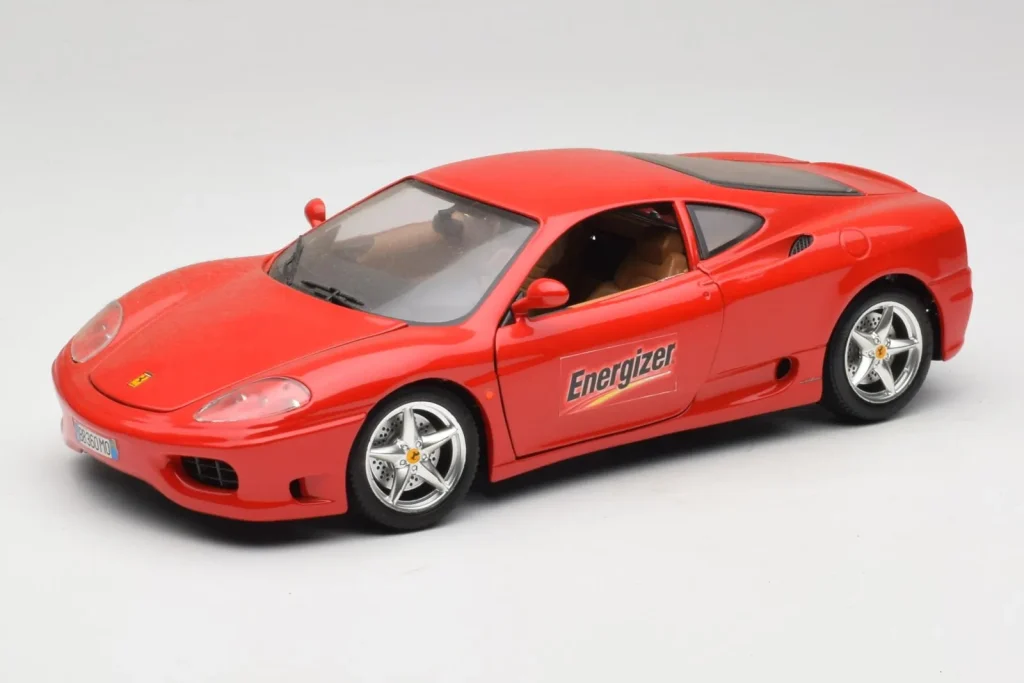 Model 1:18 Ferrari 360 Modena Energizer red Bburago
