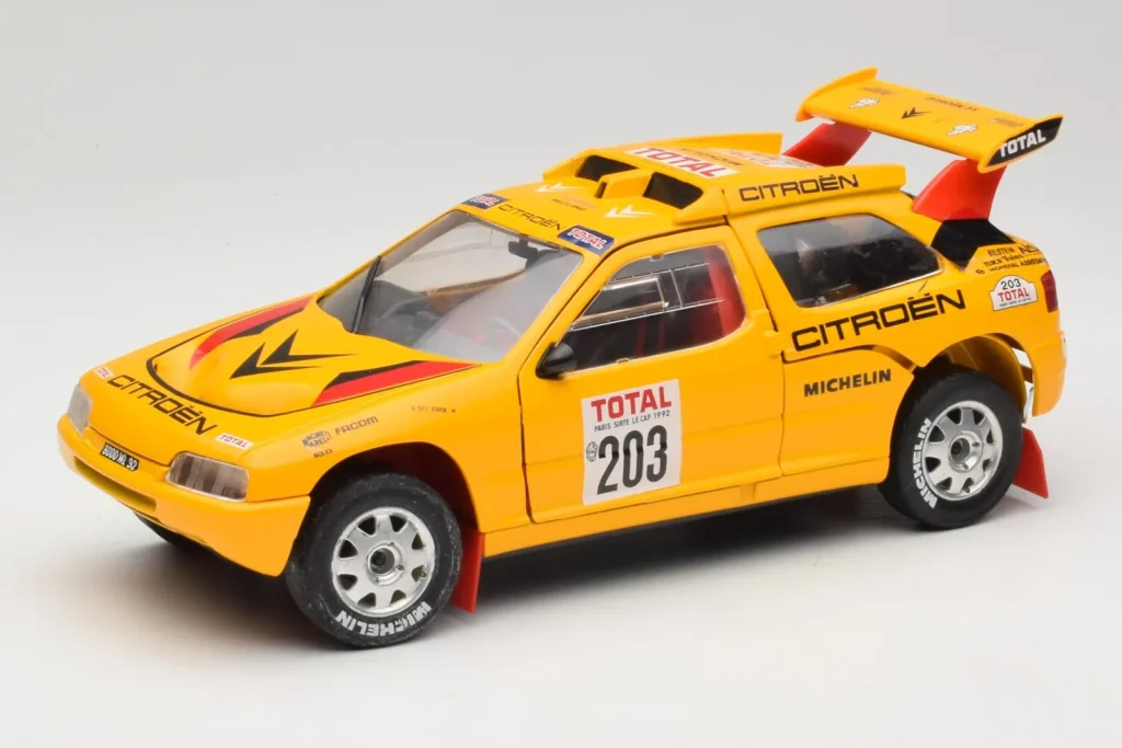车型 1:18 Citroen ZX Rallye Raid #203 年 1992 Solido