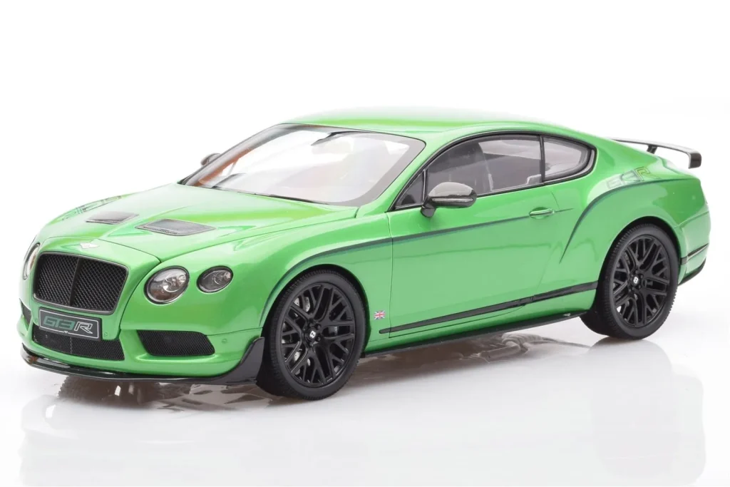 โมเดลรถ 1:18 Bentley Continental GT3-R Apple สีเขียว Almost Real (มือสอง)