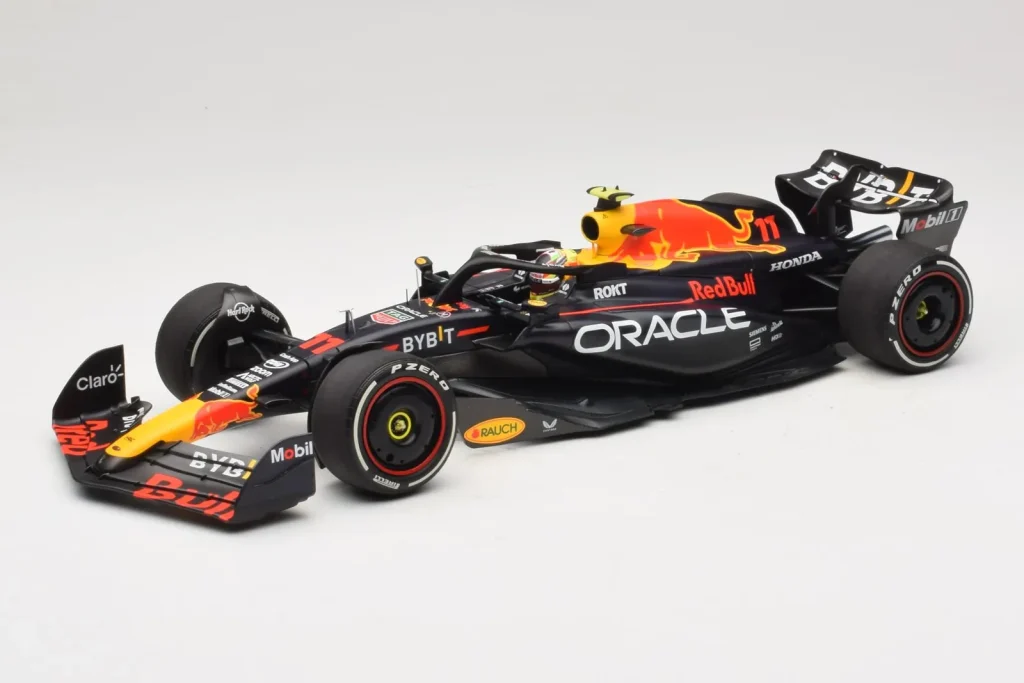 Model 1:18 Red Bull RB19 #11 S. Perez Oracle Red Bull Racing Saudi Arabian Grand Prix Winner year 2023 Minichamps