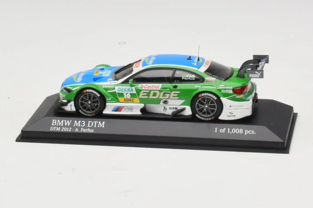 车型 1:43 BMW M3 E92 #16 A. Farfus BMW Team RMG DTM 年 2012 Minichamps