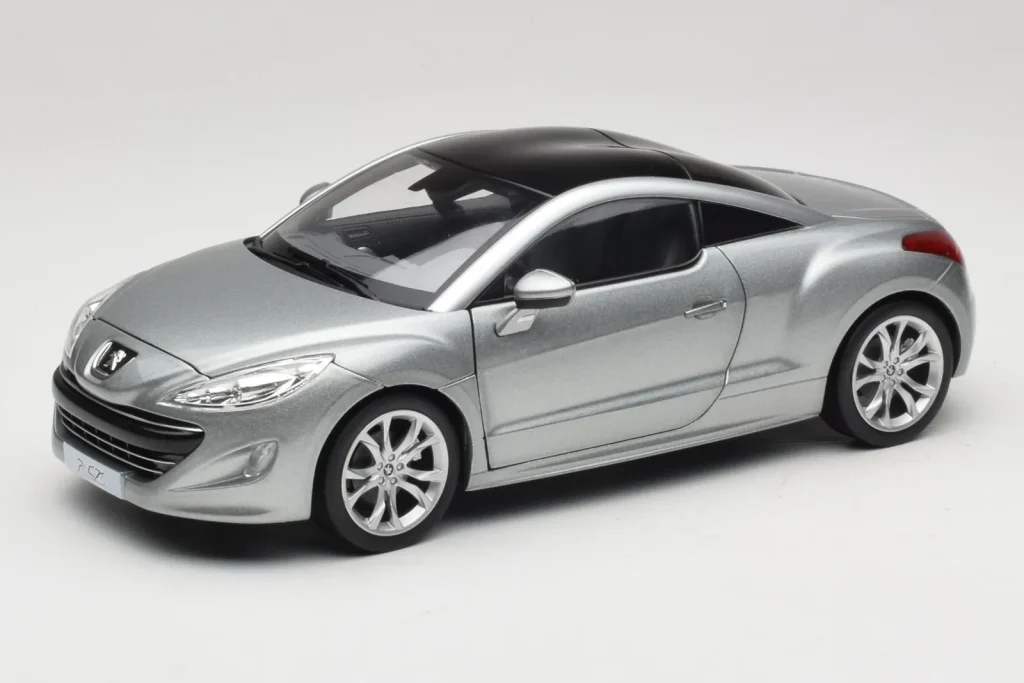 โมเดลรถ 1:18 Peugeot RCZ Mercury สีเทา Norev