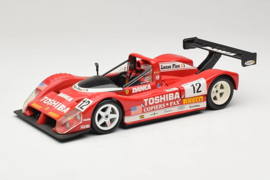 โมเดลรถ 1:18 Ferrari 333 SP Toshiba #12 Velez / Taylor ปี 2000 Hot Wheels (มือสอง)