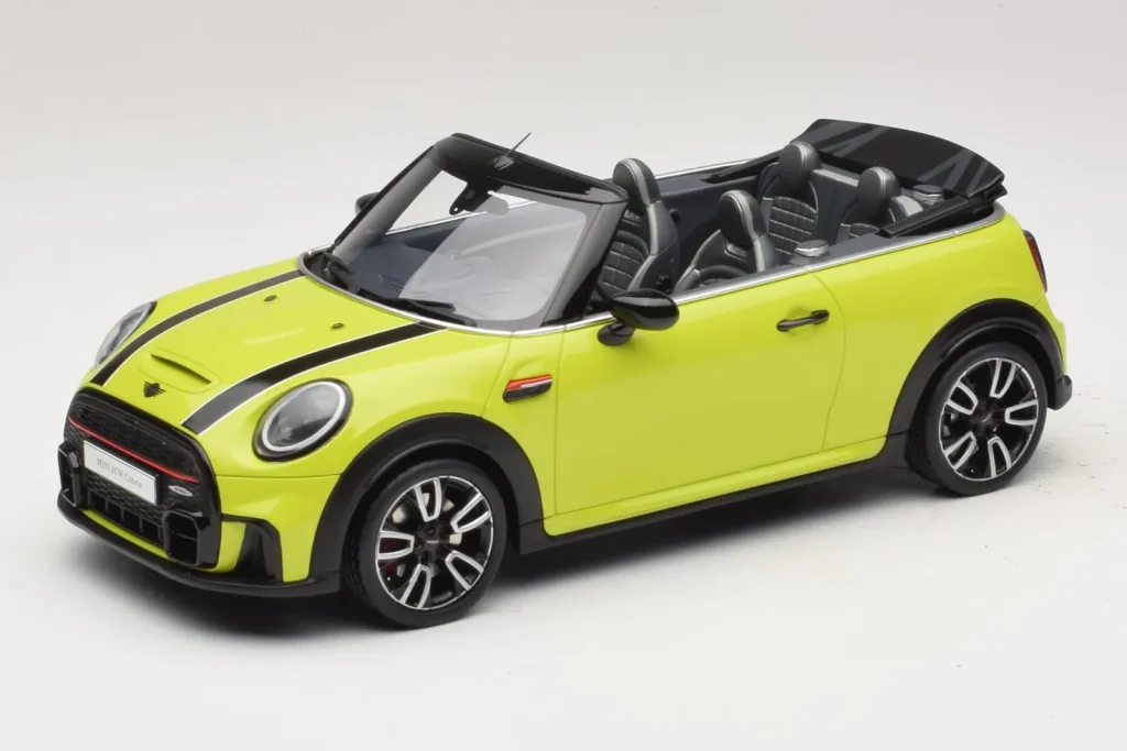 โมเดลรถ 1:18 Mini JCW Cabrio F57 Zesty Yellow C5H Otto