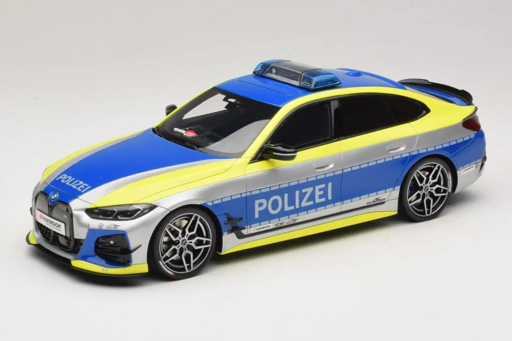 车型 1:18 BMW M4 G82 AC Schnitzer ACS4 Polizei Otto