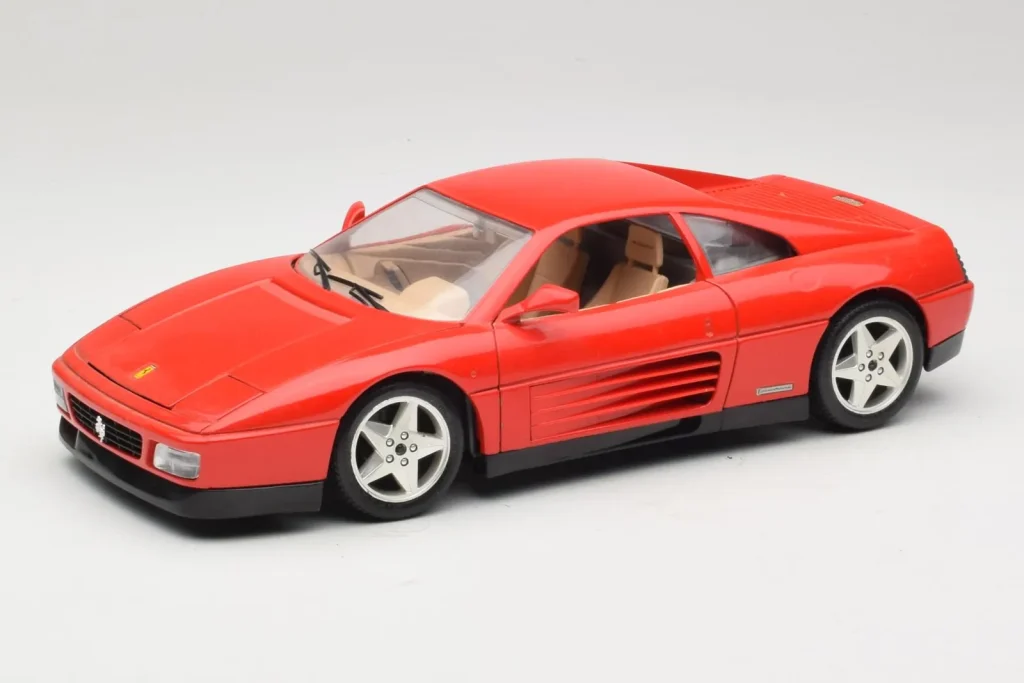 โมเดลรถ 1:18 Ferrari 348tb สีแดง Bburago (มือสอง)