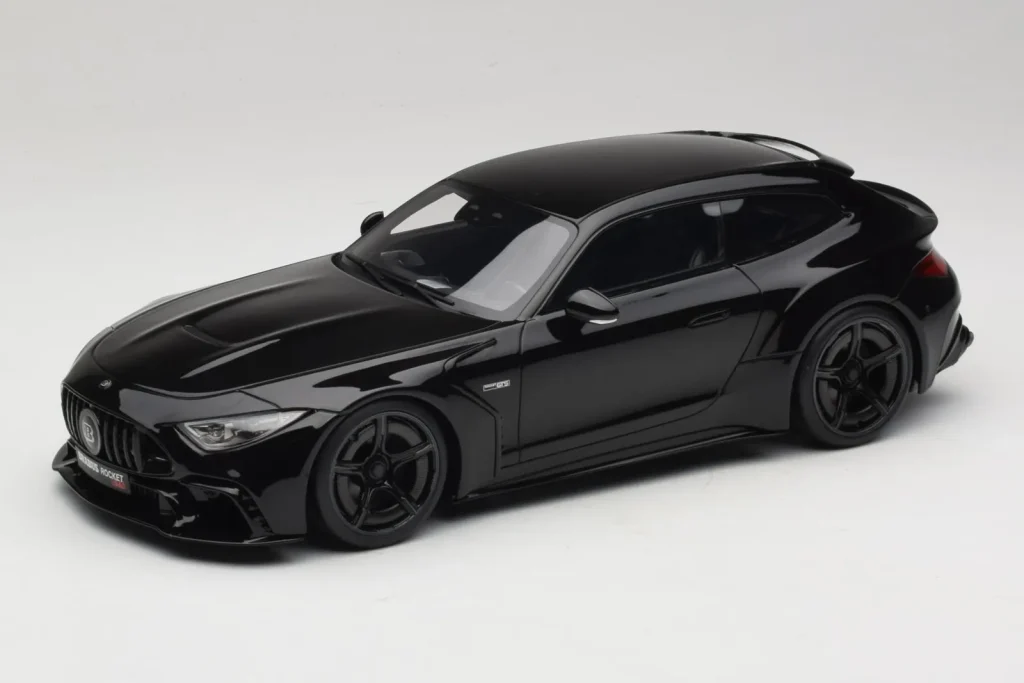 โมเดลรถ 1:18 Mercedes Brabus Rocket GTS Obsidian สีดำ GT Spirit