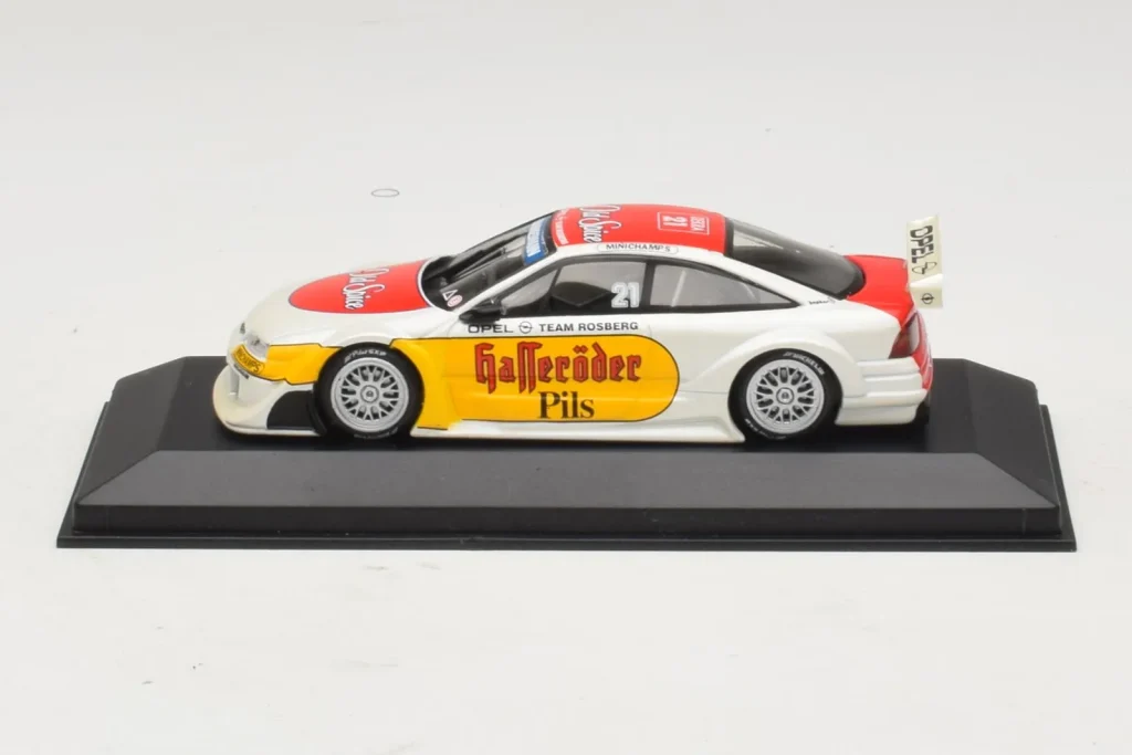 โมเดลรถ 1:43 Opel Calibra #21 H-J. Stuck Team Rosberg DTM ปี 1996 Minichamps (มือสอง)