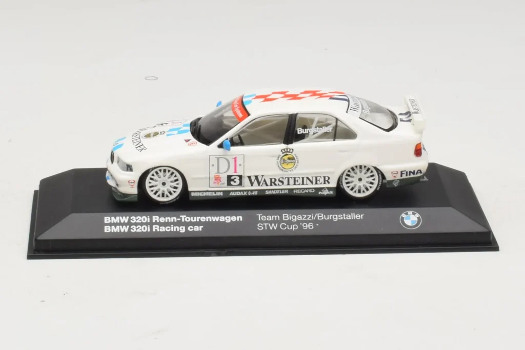 车型 1:43 BMW 320i #3 A. Burgstaller STW Cup 年 1996 Minichamps