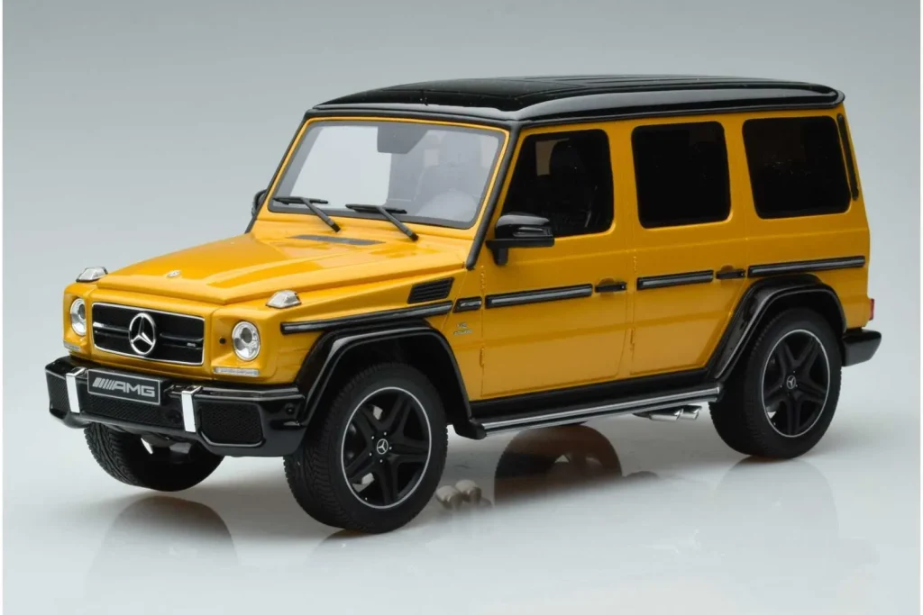 Model 1:18 Mercedes AMG G63 W463 Crazy Color Solar Beam Dealer Edition GT Spirit