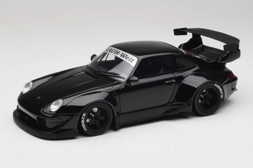 โมเดลรถ 1:18 Porsche 911 964 RWB สีดำ GT Spirit (มือสอง)
