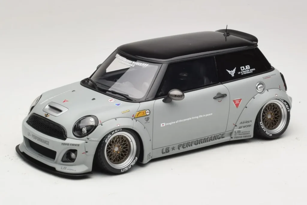 โมเดลรถ 1:18 Mini Cooper R56 LB Works LB Nation Otto