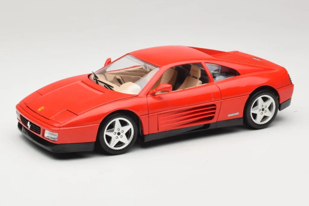 โมเดลรถ 1:18 Ferrari 348 tb สีแดง Bburago [3039] (มือสอง)