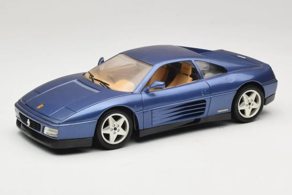 โมเดลรถ 1:18 Ferrari 348tb Dark Blue Metallic Bburago (มือสอง)