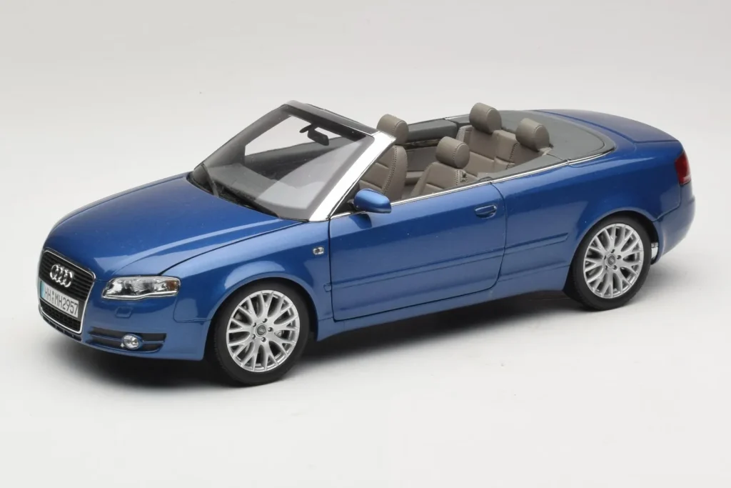 Model 1:18 Audi A4 B6 Cabriolet blue Norev