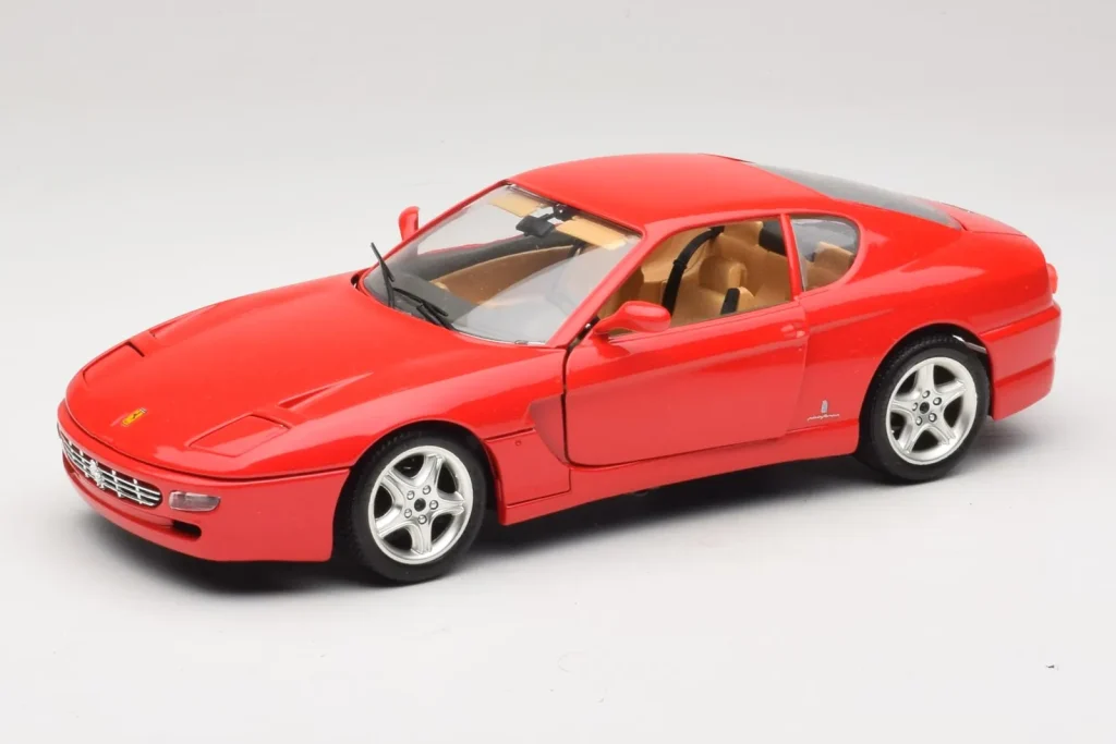 โมเดลรถ 1:18 Ferrari 456 GT สีแดง Bburago [3046-R1] (มือสอง)