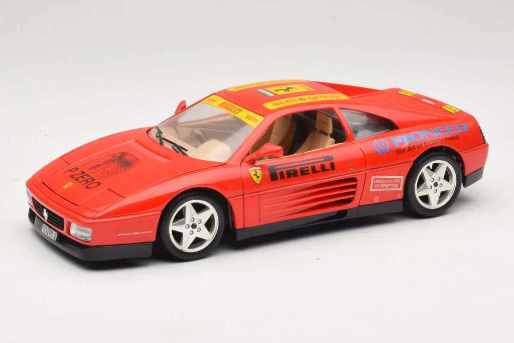 Model 1:18 Ferrari 348tb Pirelli red Bburago