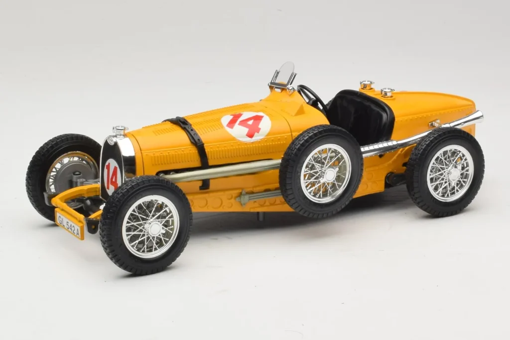 车型 1:18 Bugatti Type 59 #14 Grand Prix 橙色 Bburago
