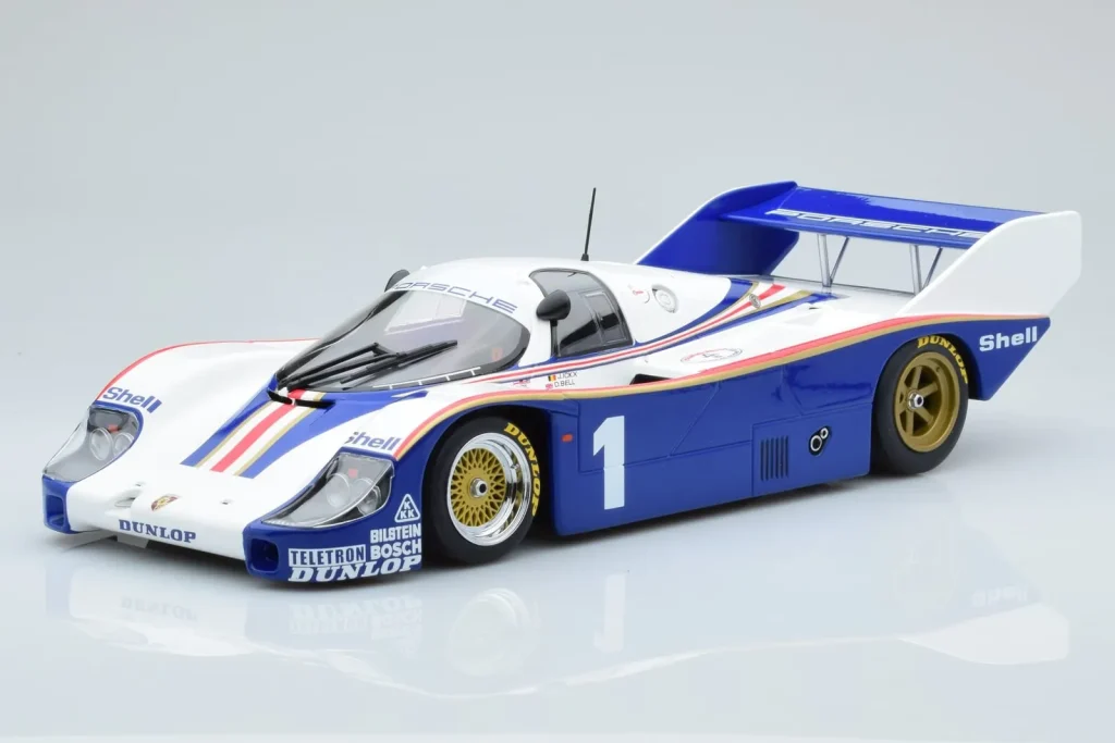 Model 1:18 Porsche 956K Porsche System Racing #1 J. Ickx / D. Bell Class Winners Silverstone 6 Hours year 1982 Minichamps