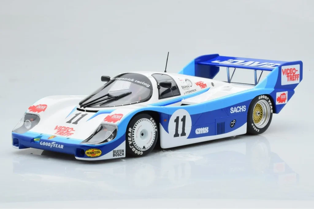 车型 1:18 Porsche 956K Sachs John Fitzpatrick Racing #11 D. Hobbs 200 Miles von Nurnberg 年 1983 Minichamps