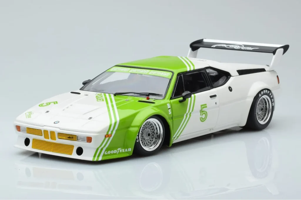 โมเดลรถ 1:18 BMW M1 Procar BS Fabrications #5 N. Piquet Procar Series ปี 1980 Minichamps (มือสอง)