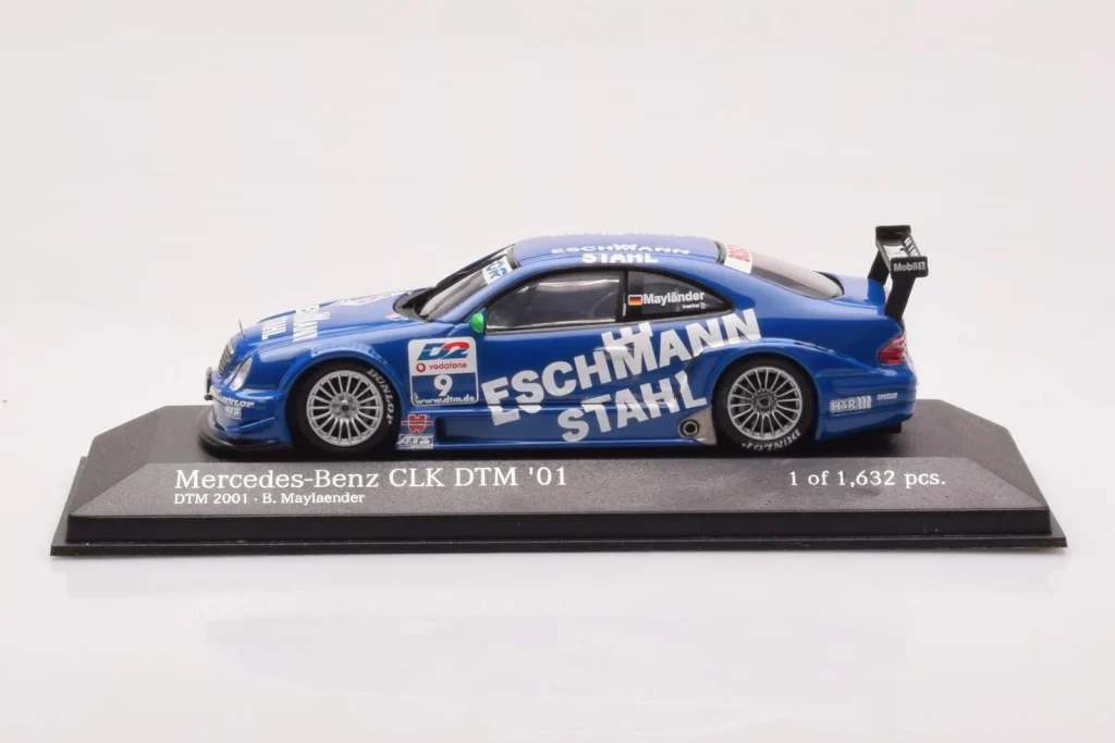 车型 1:43 Mercedes CLK DTM Team Manthey #9 B. Maylander DTM 年 2001 Minichamps