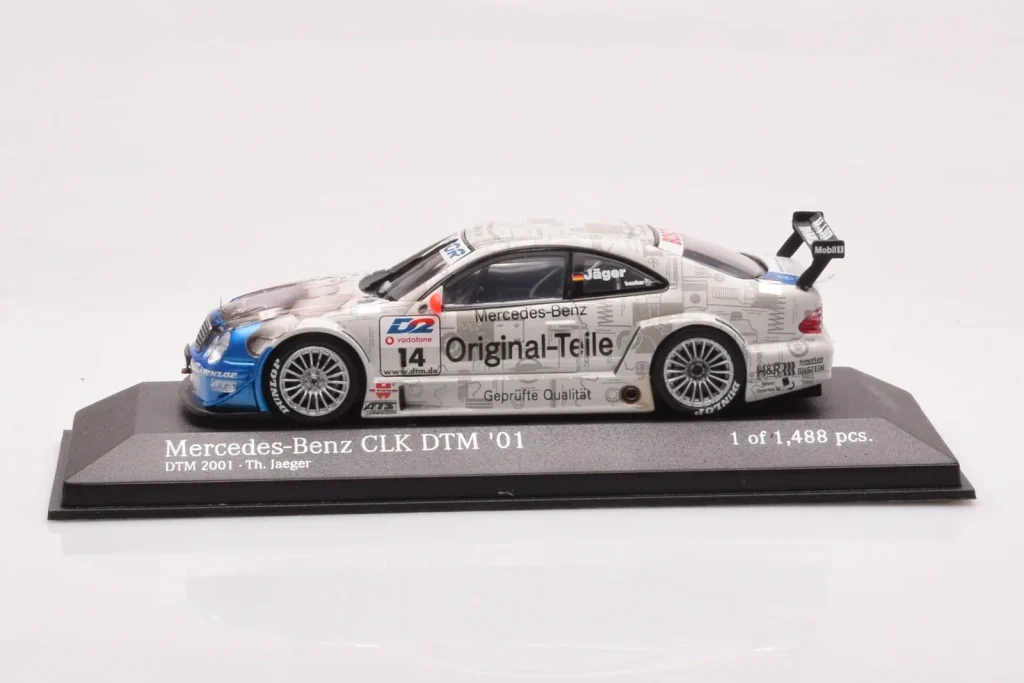 车型 1:43 Mercedes CLK DTM Team Persson #14 Jaeger DTM 年 2001 Minichamps