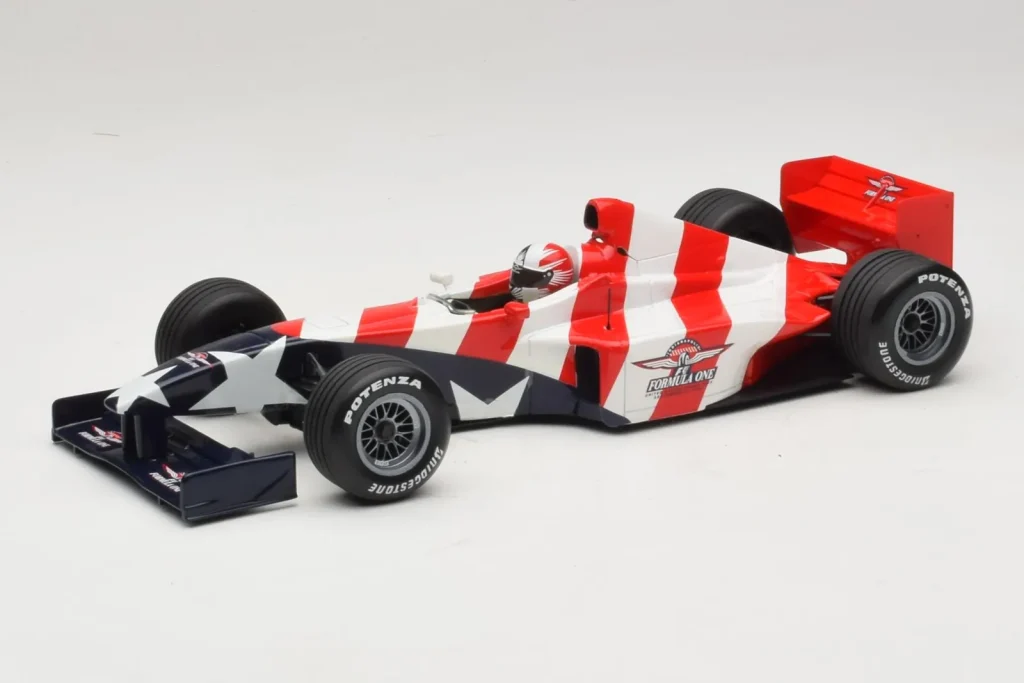 โมเดลรถ 1:18 Formula 1 Showcar United States Grand Prix Indianapolis ปี 2000 Minichamps (มือสอง)