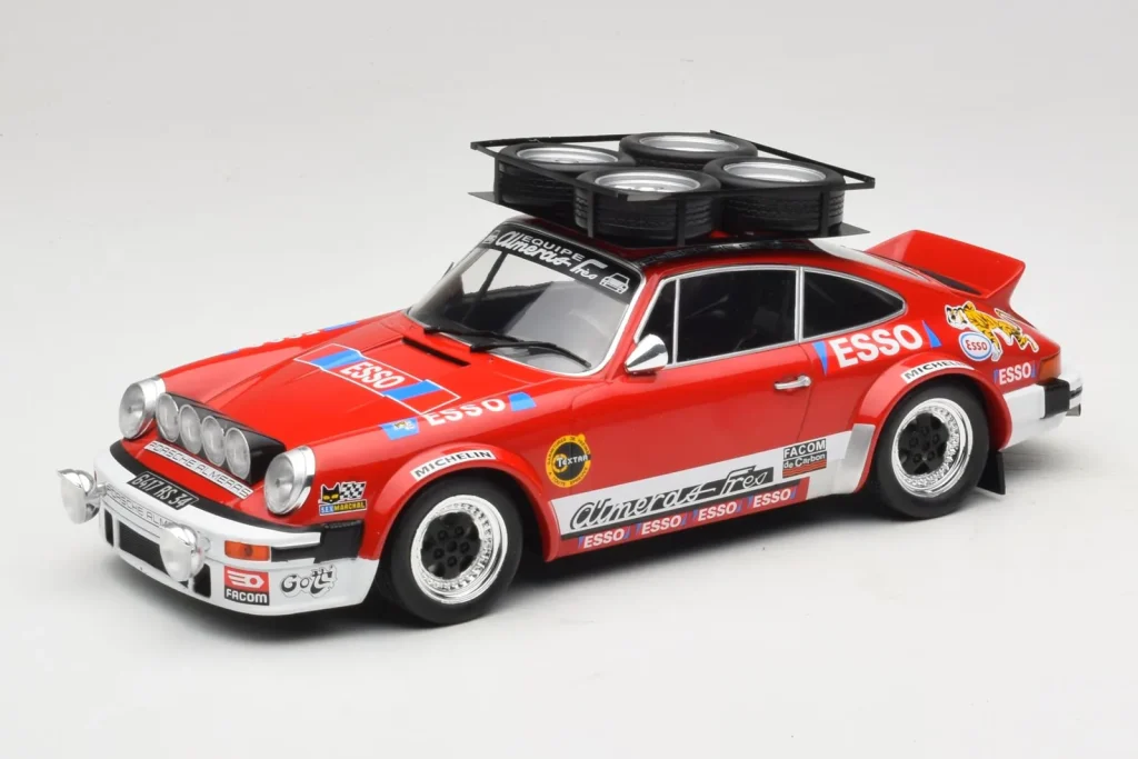 โมเดลรถ 1:18 Porsche 911 SC Group 4 Service Car Rally Monte Carlo ปี 1980 IXO