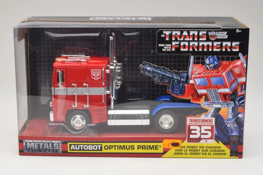 โมเดลรถ 1:24 Optimus Prime Transformers Metals Diecast (มือสอง)