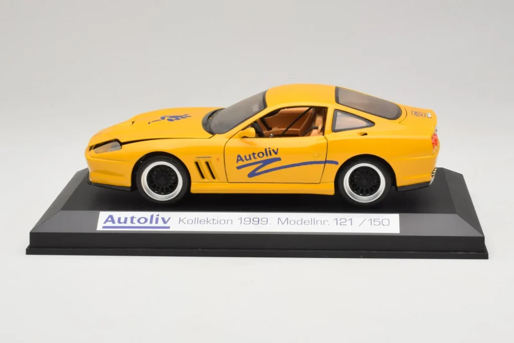 车型 1:18 Ferrari 550 Maranello Autoliv Yellow Limited Edition Exclusive Cars