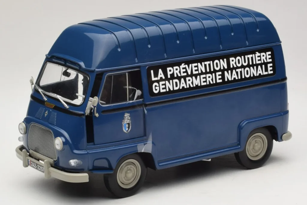 Model 1:18 Citroen Estafette Gendarmerie Blue With Figure Norev