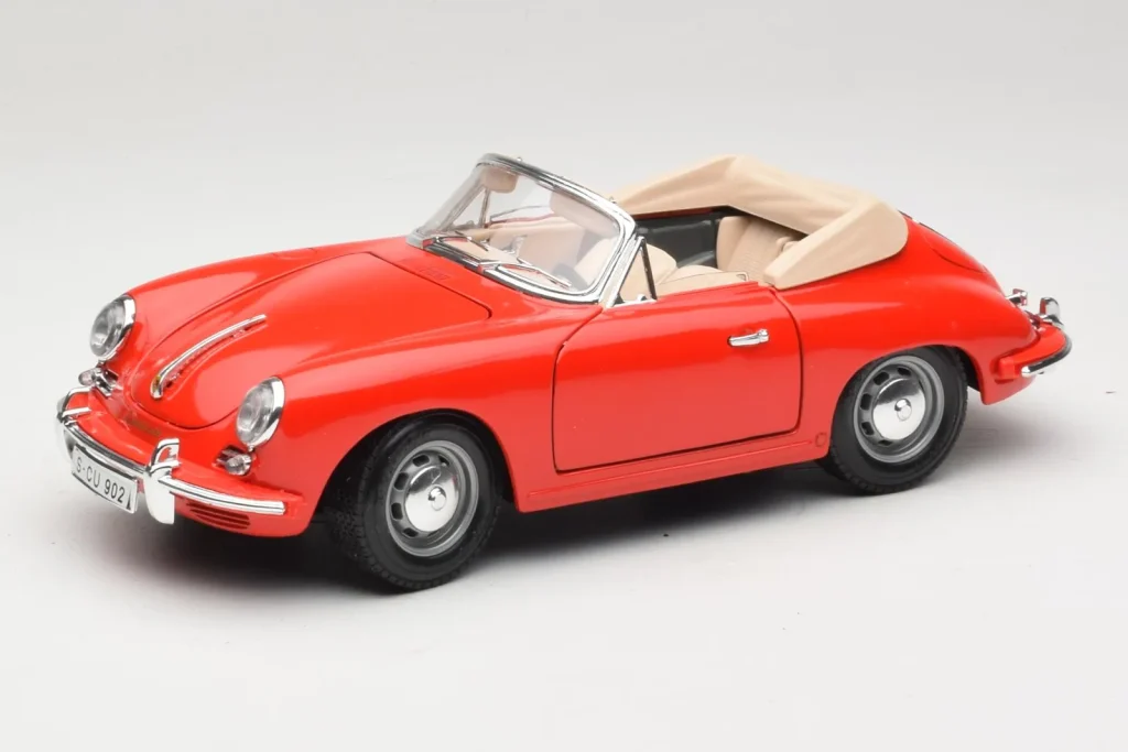 车型 1:18 Porsche 356B Cabriolet 红色 Tchibo