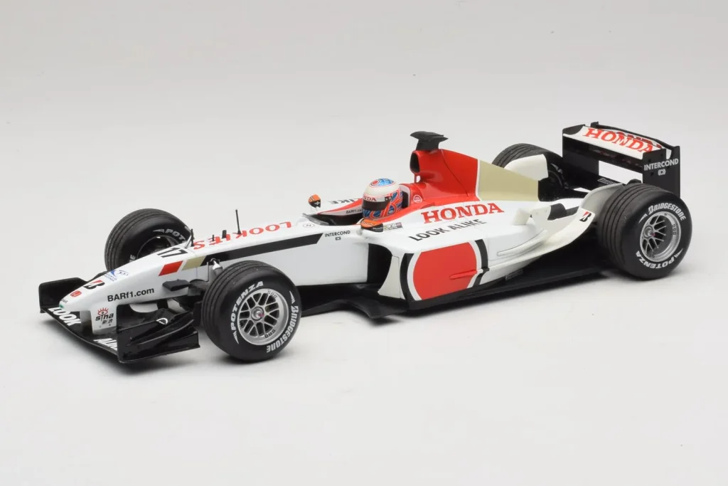 โมเดลรถ 1:18 BAR Honda 005 #16 J. Button F1 ปี 2003 Minichamps (มือสอง)