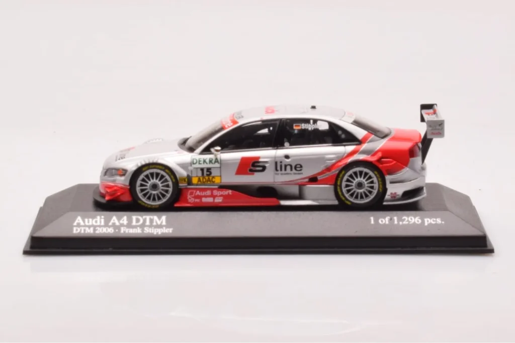 Model 1:43 Audi A4 B7 DTM Team Rosberg #15 M. Stippler DTM year 2006 Minichamps