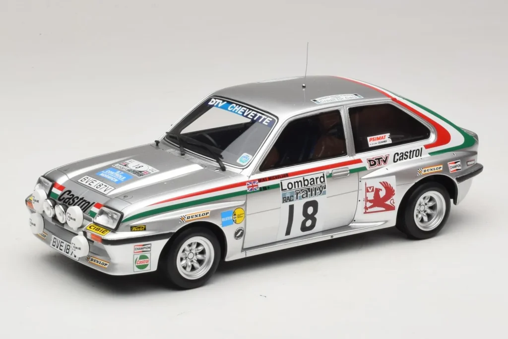 โมเดลรถ 1:18 Vauxhall Chevette 2300 HSR J. McRae / M. Nicholson Lombard RAC Rally ปี 1980 Otto