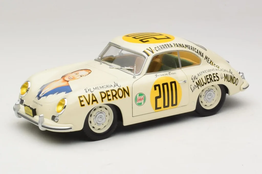 车型 1:18 Porsche 356 Pre-A #200 J. Evans Solido